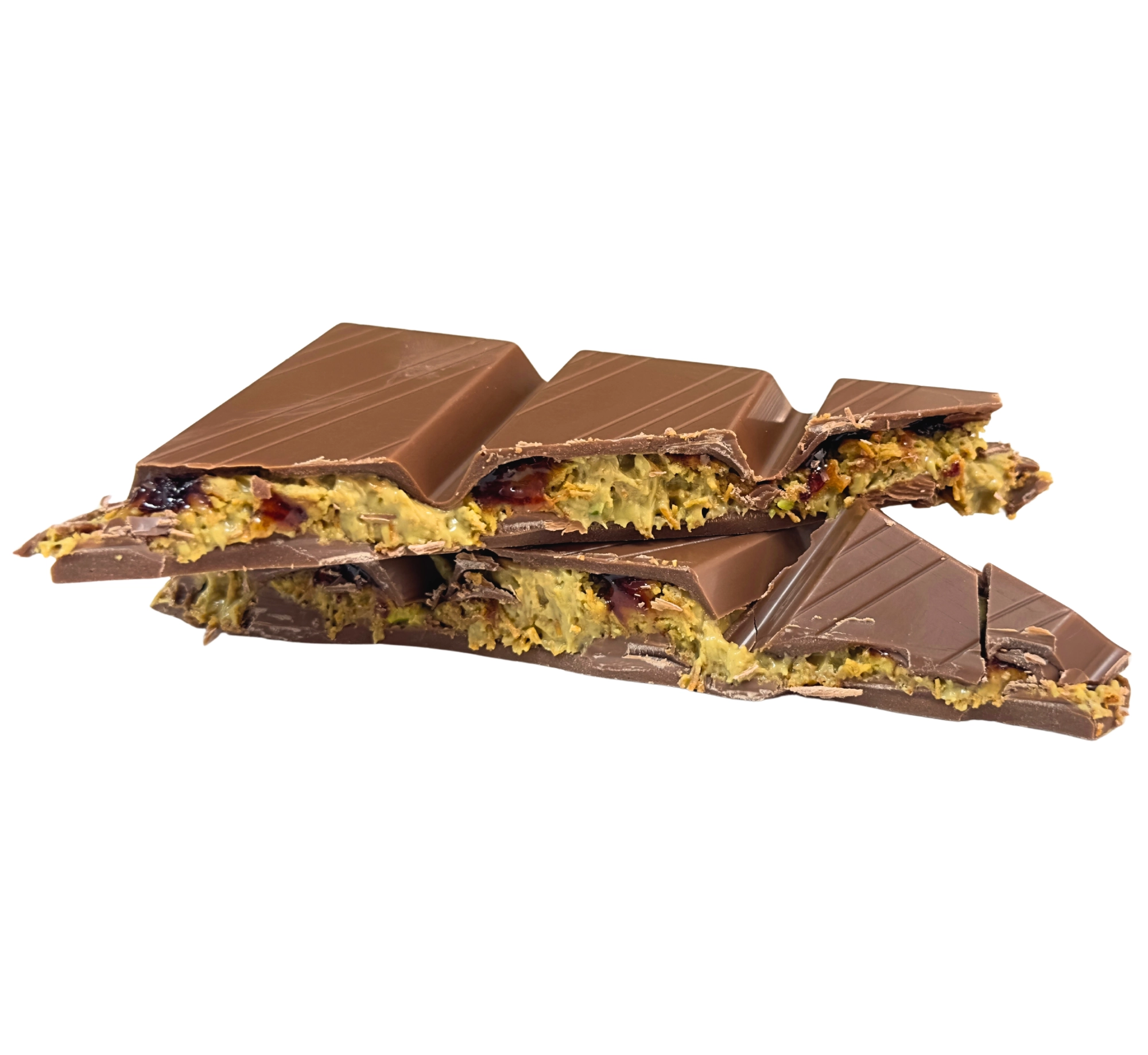 Vişne Dolgulu Çıtır Kadayıflı Antep Fıstıklı Çikolata 200gr (Dubai Çikolatası)