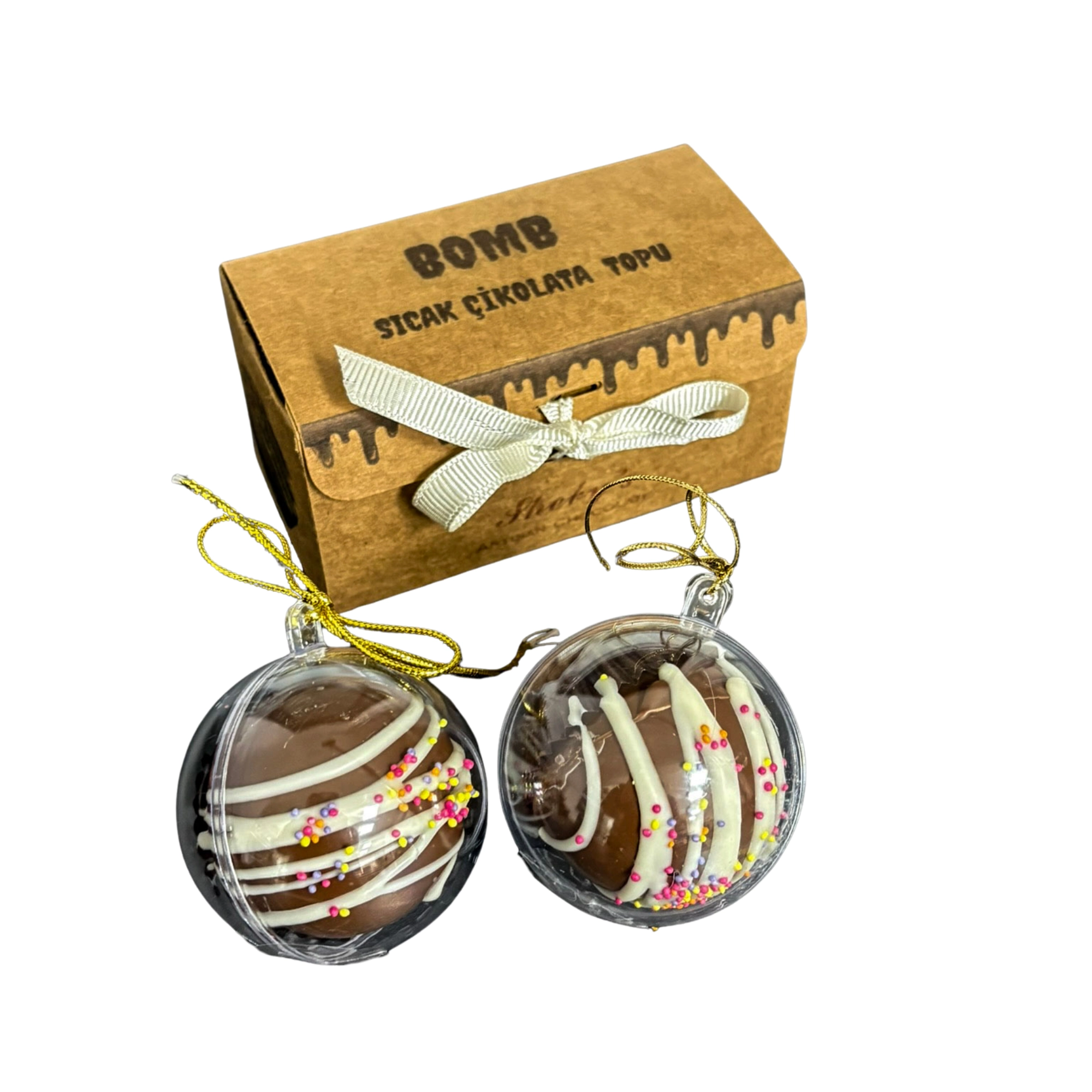Sheby’s Sıcak Çikolata Süt Bombası - Marshmallowlu (2’li)