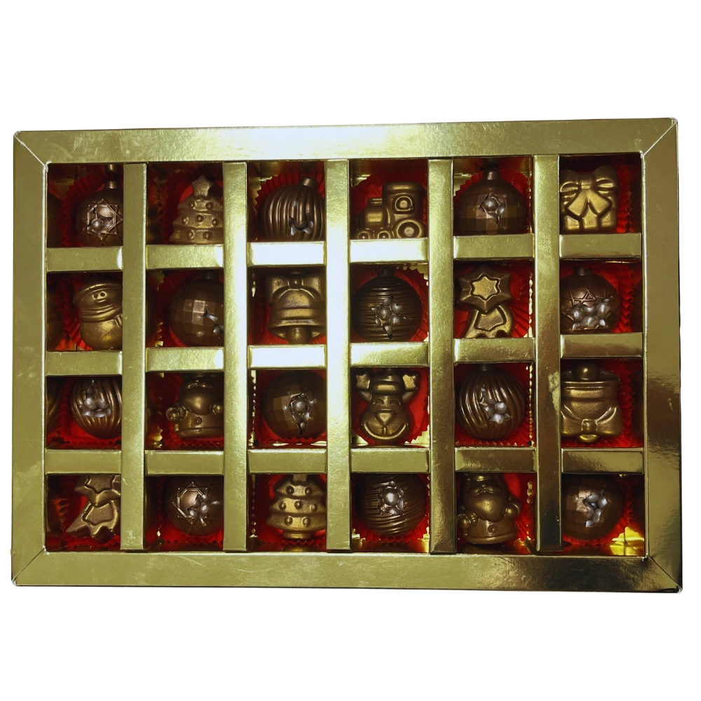 Sheby’s Advent Calendar Chocolate – Premium Yeni Yıl Hediye Kutusu 24’lü