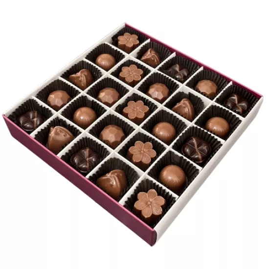 Vine Serisi Çikolata No:3 (Bordo Kutu)