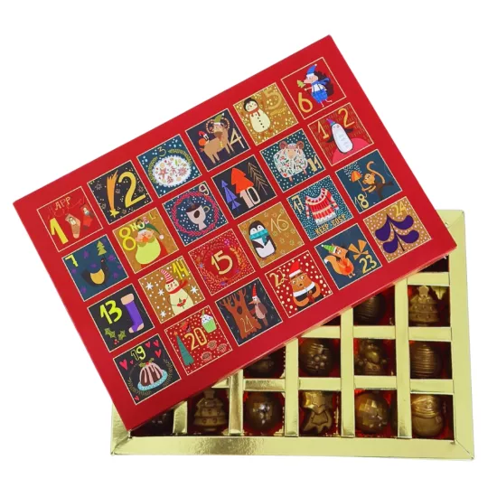 Sheby’s Advent Calendar Chocolate – Premium Yeni Yıl Hediye Kutusu 24’lü